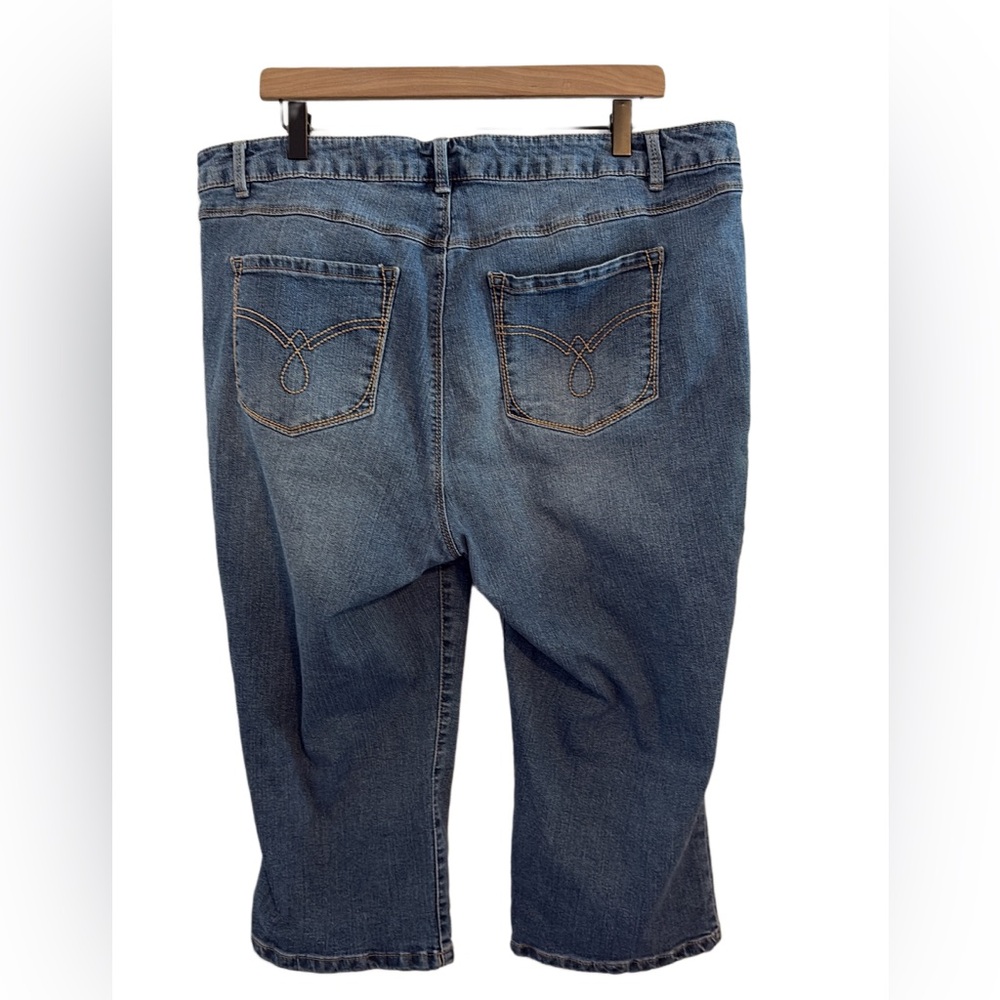 D. Jeans Denim Bermuda Shorts 18W - Picture 6 of 9